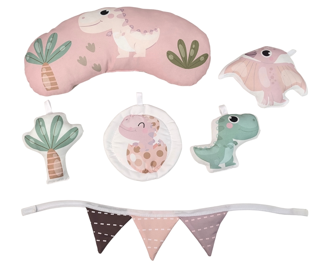 MILLY MALLY TinyMini CC9881 Dino Pink lavinantis kilimėlis – kūdikių prekė