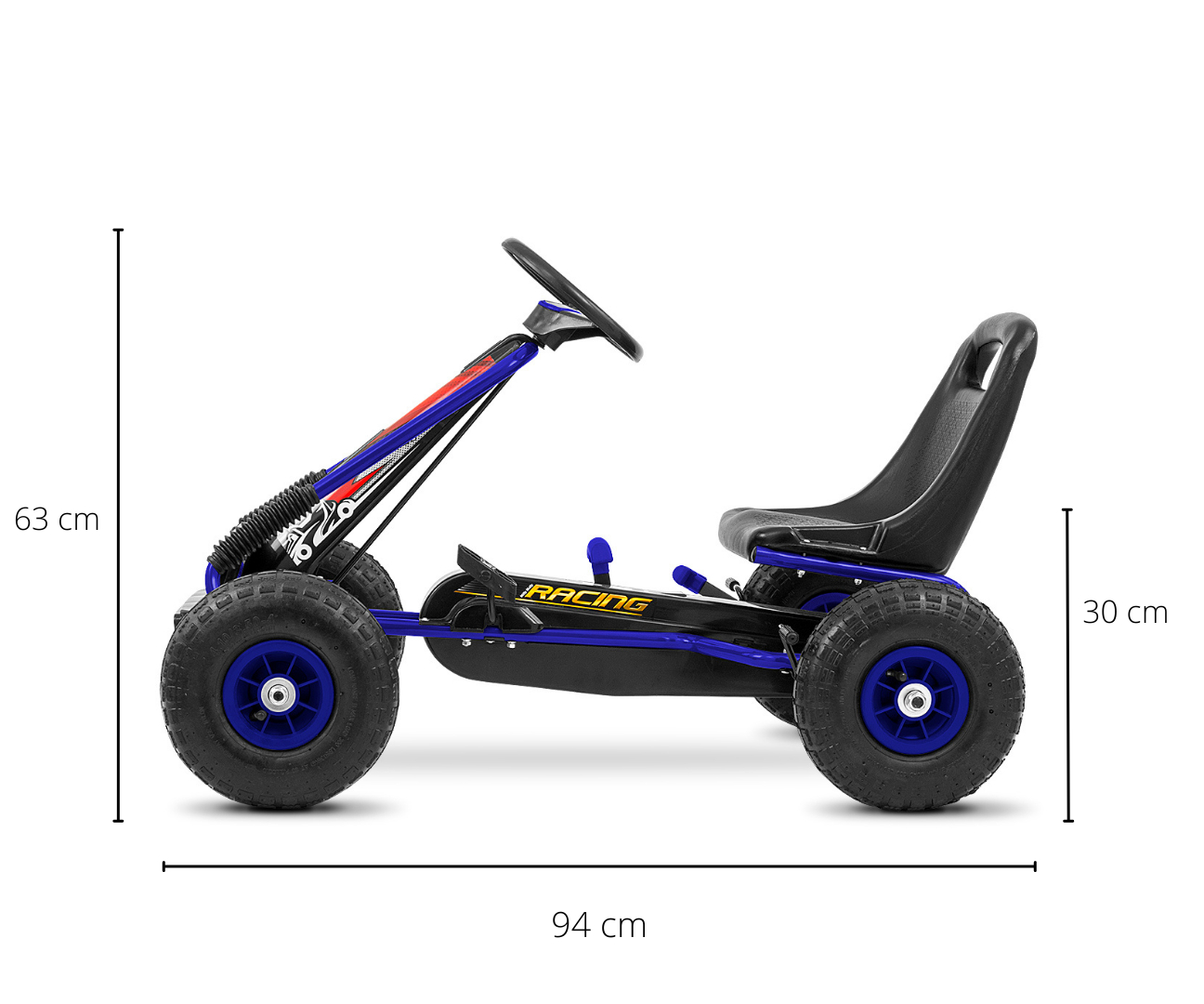 MILLY MALLY Thor Blue Pedal Go Kart – kūdikių prekė