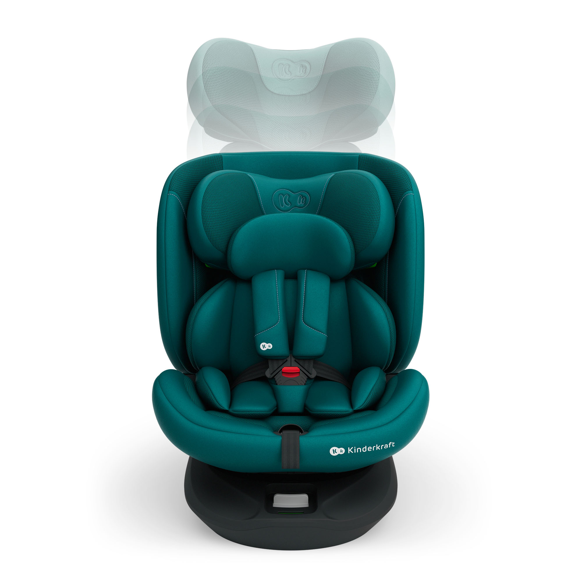 KINDERKRAFT I-GROW 2 PLUS i-Size autokėdutė žalia - Image 3