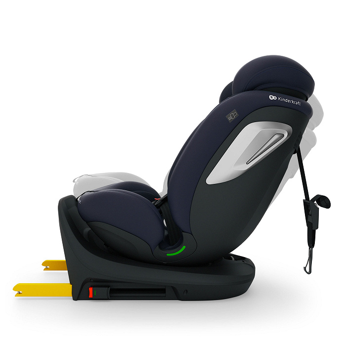 KINDERKRAFT I-GROW 2 PLUS i-Size automobilinė kėdutė tamsiai mėlyna - Image 5