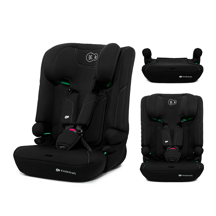 KINDERKRAFT I-COMFY i-Size BLACK autokėdutė