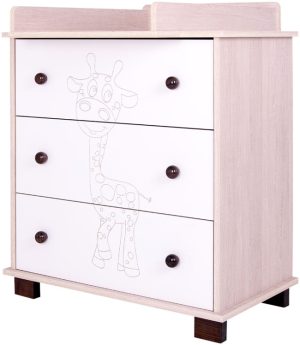 DREWEX GIRAFFE komoda, santana ąžuolas