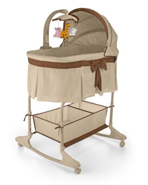 MILLY MALLY Lopšys su nuotolinio valdymo pulteliu Sweet Melody CREAM