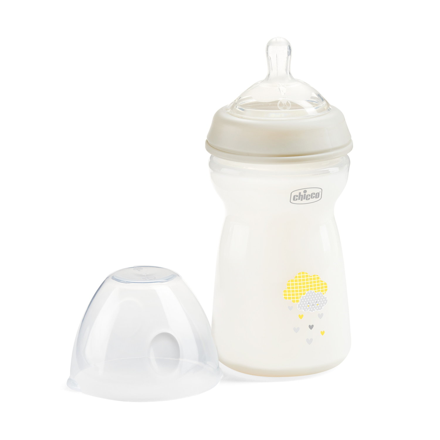 CHICCO NF plastikinis butelis 6m+ 330ml neutralus - Image 3