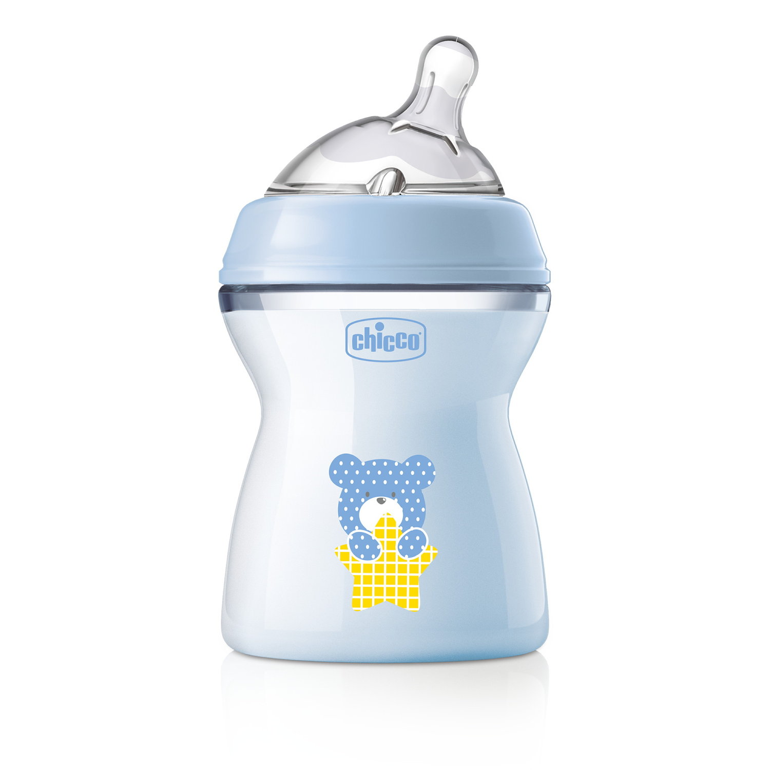 CHICCO NF plastikinis butelis 2m+ 250ml berniukas