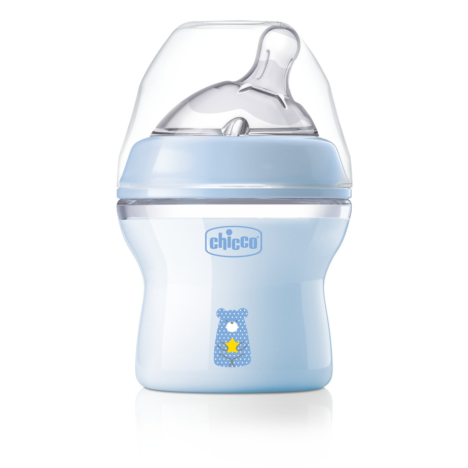 CHICCO NF plastikinis butelis 0m+ 150 ml berniukas - Image 3