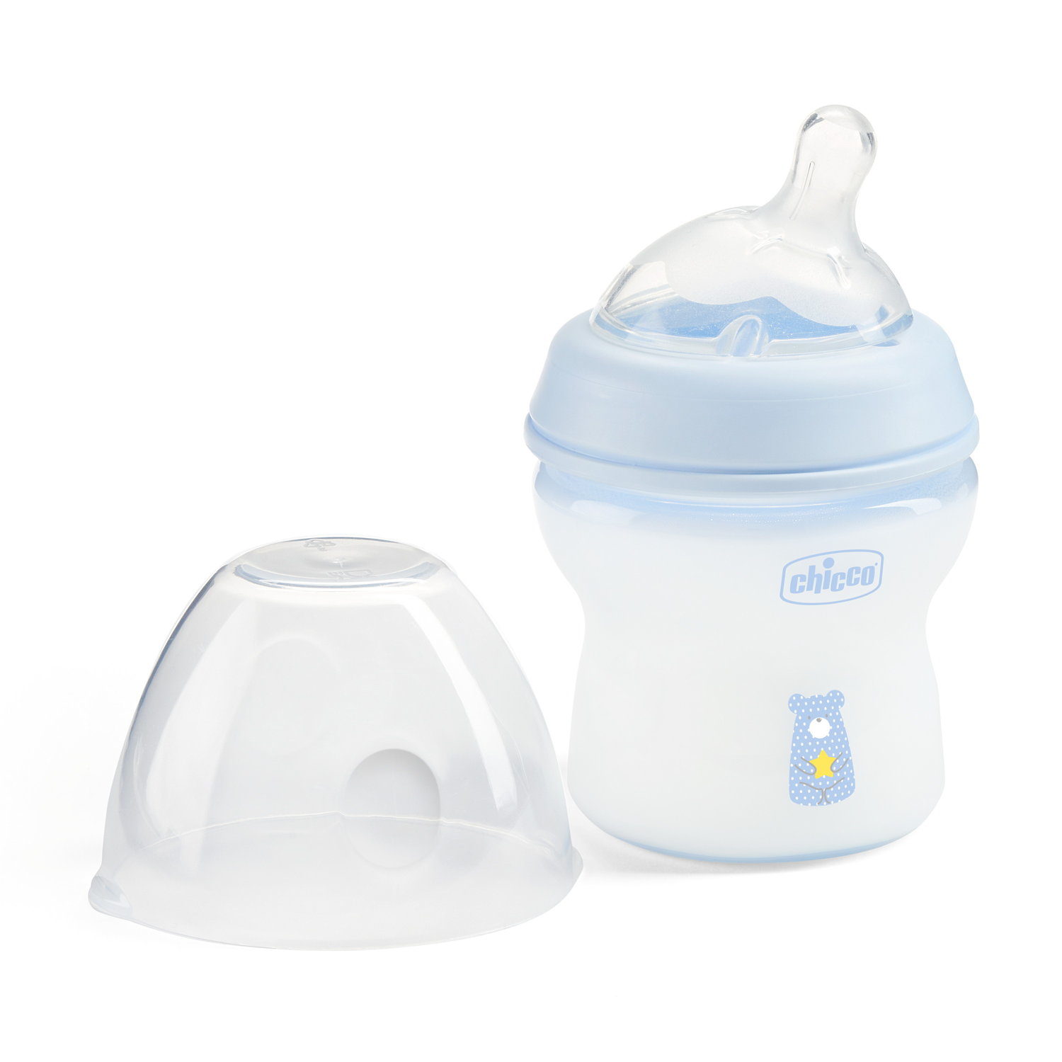 CHICCO NF plastikinis butelis 0m+ 150 ml berniukas - Image 4