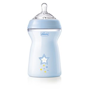 CHICCO NF plastikinis butelis 6m+ 330ml berniukas