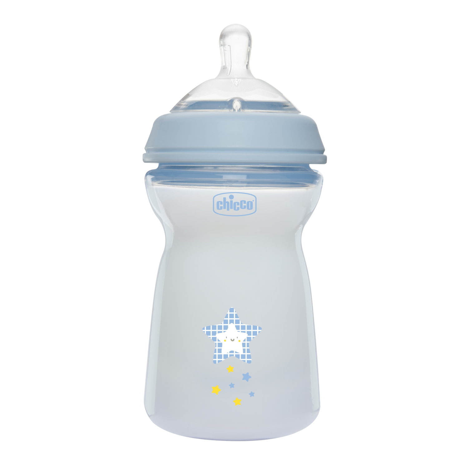 CHICCO NF plastikinis butelis 6m+ 330ml berniukas - Image 2