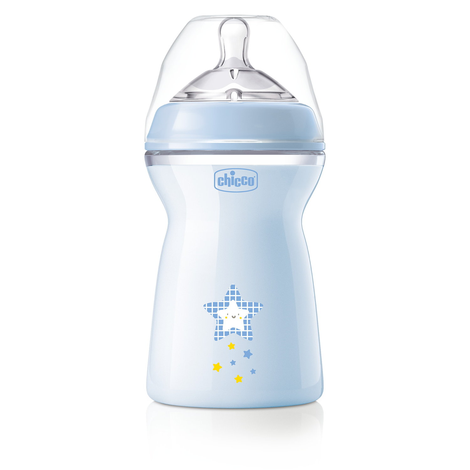 CHICCO NF plastikinis butelis 6m+ 330ml berniukas - Image 3