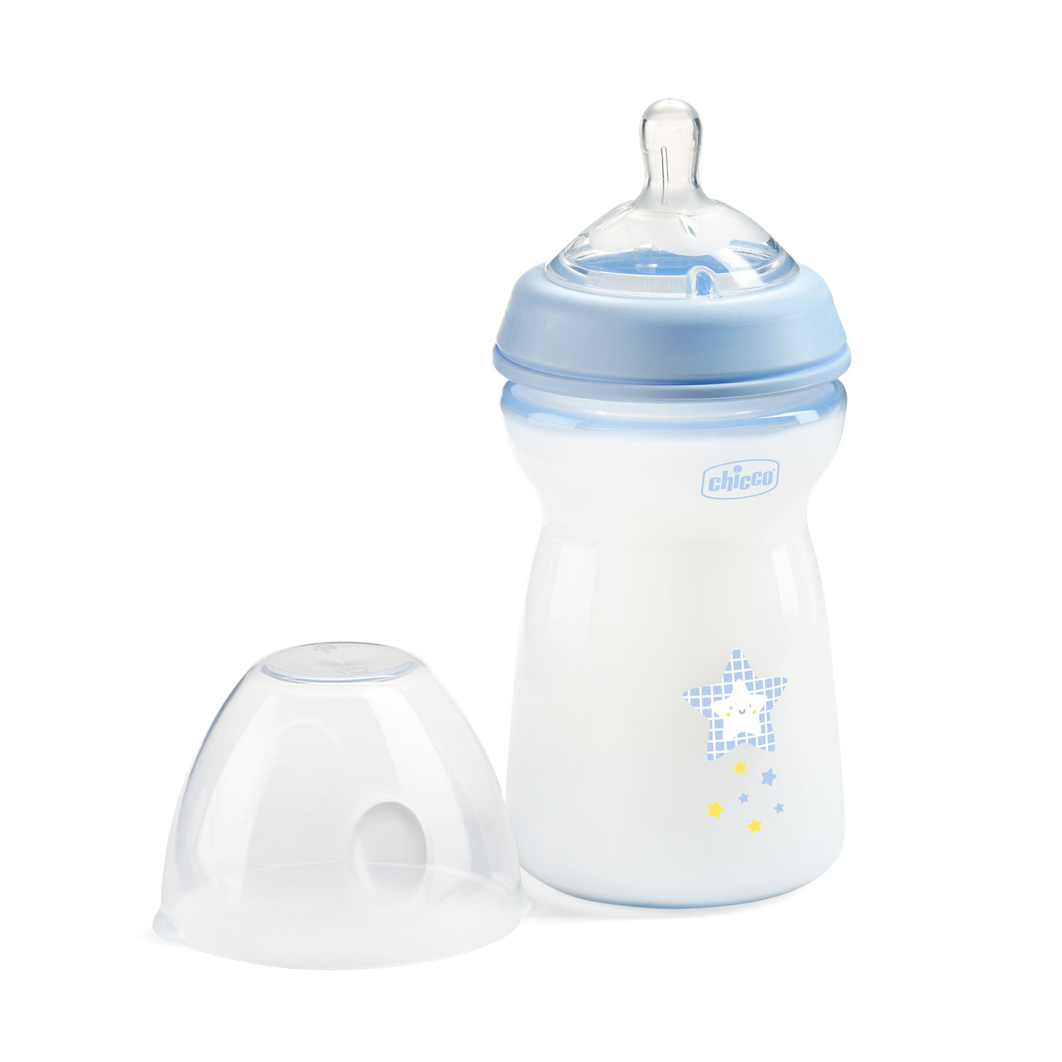 CHICCO NF plastikinis butelis 6m+ 330ml berniukas - Image 4