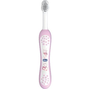 CHICCO Dantų šepetėlis rožinis*