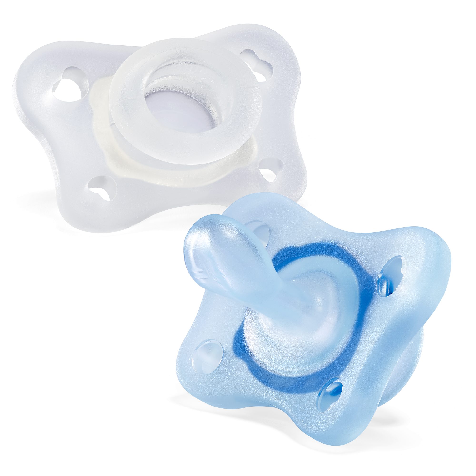 CHICCO Čiulptukas PH MINI SOFT 0-2 silikoninis 2 vnt. – kūdikių prekė