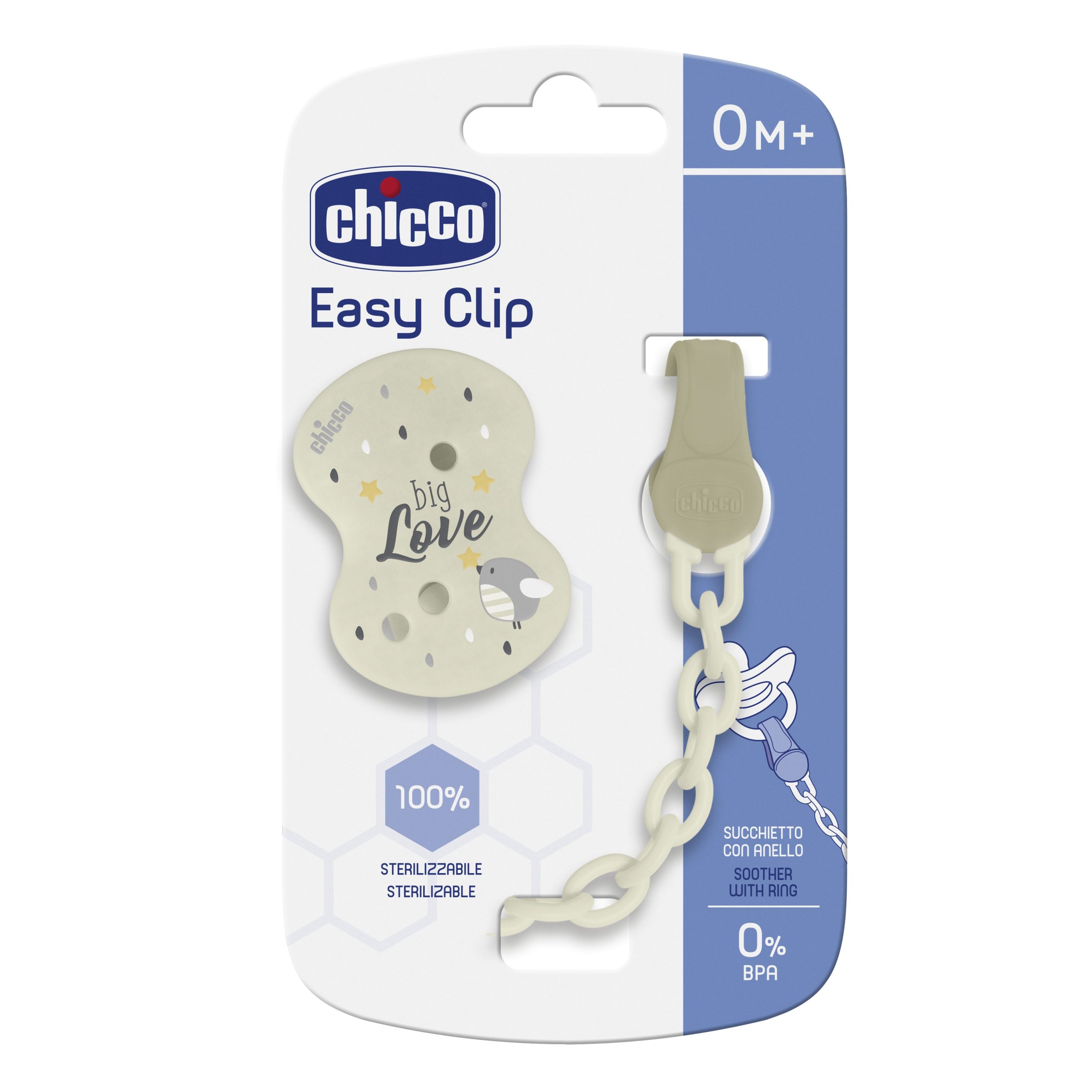 CHICCO Grandinė su čiulptuko segtuku - Image 3
