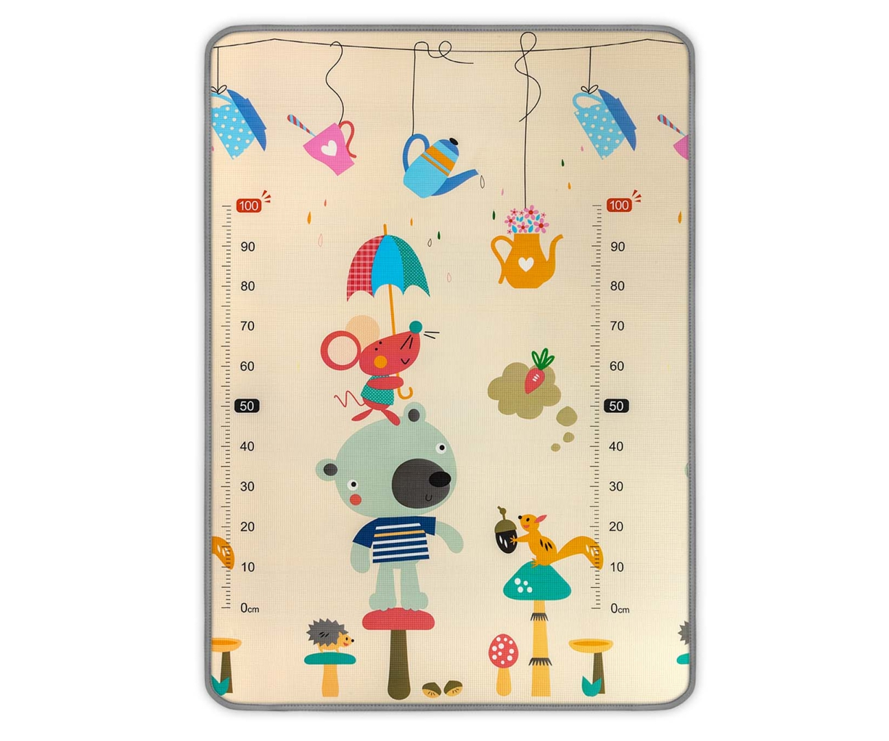 MILLY MALLY Mata piankowa zwijana Kinder Bear and Whales – kūdikių prekė