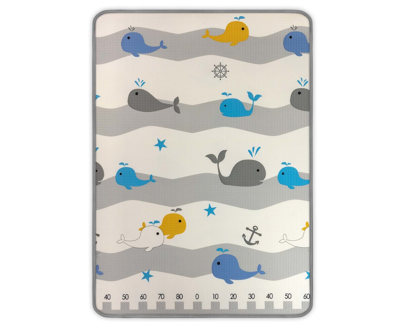 MILLY MALLY Mata piankowa zwijana Kinder Bear and Whales – kūdikių prekė