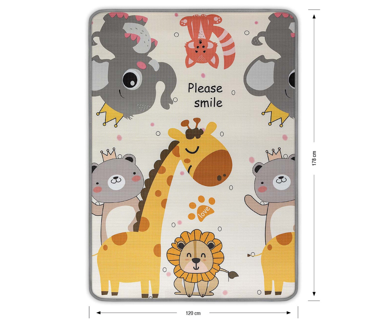 MILLY MALLY Mata piankowa zwijana Kinder Sea and Africa – kūdikių prekė