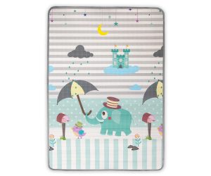 MILLY MALLY Valcuotas putplasčio kilimėlis Kinder Digits and Elephant – kūdikių prekė