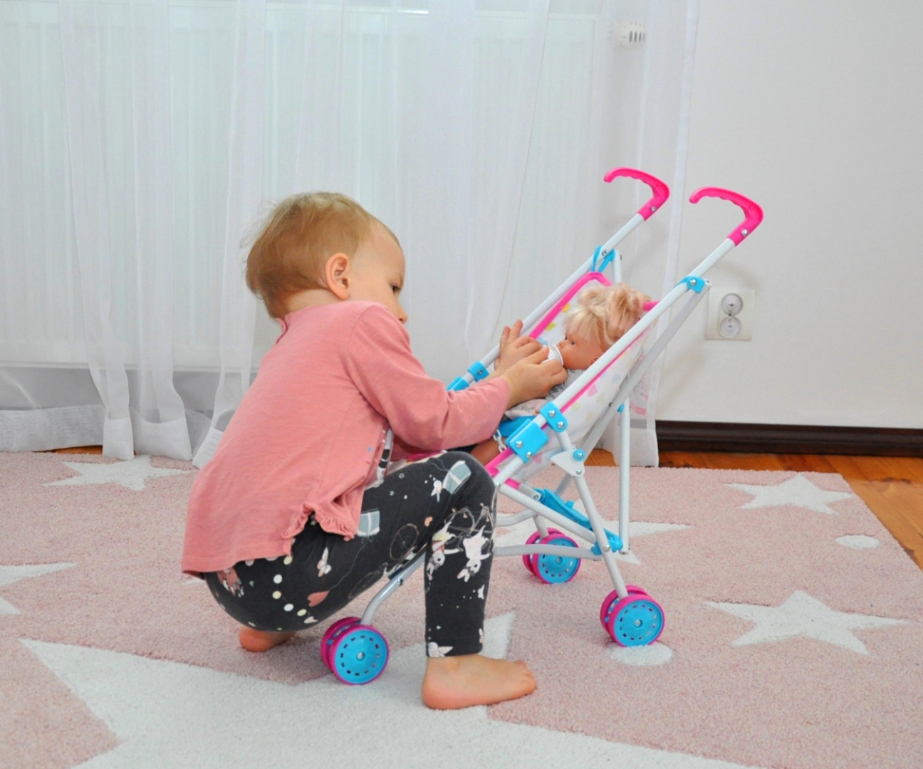 MILLY MALLY Julia Candy lėlės vežimėlis – kūdikių prekė
