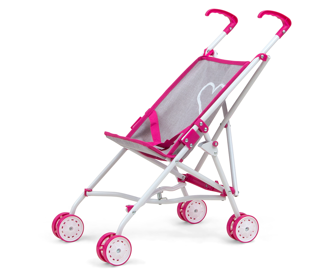MILLY MALLY Julia Prestige Pink lėlės vežimėlis – kūdikių prekė