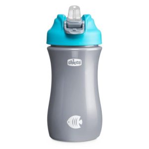 CHICCO Butelis su minkštu snapeliu 350 ml 2Y+ BOY