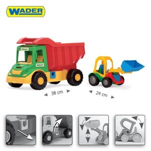 WADER Multi Sunkvežimis su Buggy Buldozeriu