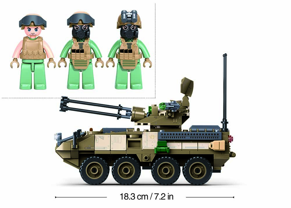 Sluban konstruktorius, Karinis šarvuotis Stryker ADS, 320 det. - Image 3