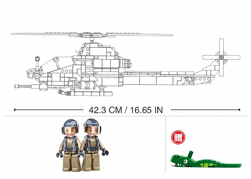 Sluban konstruktorius, AH-1Z atakos sraigtasparnis, 482 det. - Image 3