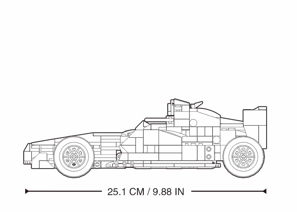 Sluban konstruktorius, RC valdomas F10 automobilis, 423 det. - Image 3