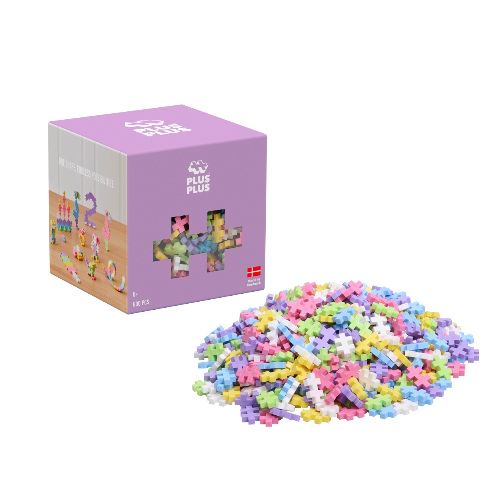 Plus Plus konstruktorius, pastelinių spalvų, 600 det. - Image 2