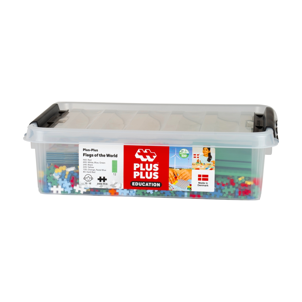 Plus Plus edukacinė dėžė, Pasaulio Vėliavos, 2400 det. - Image 2