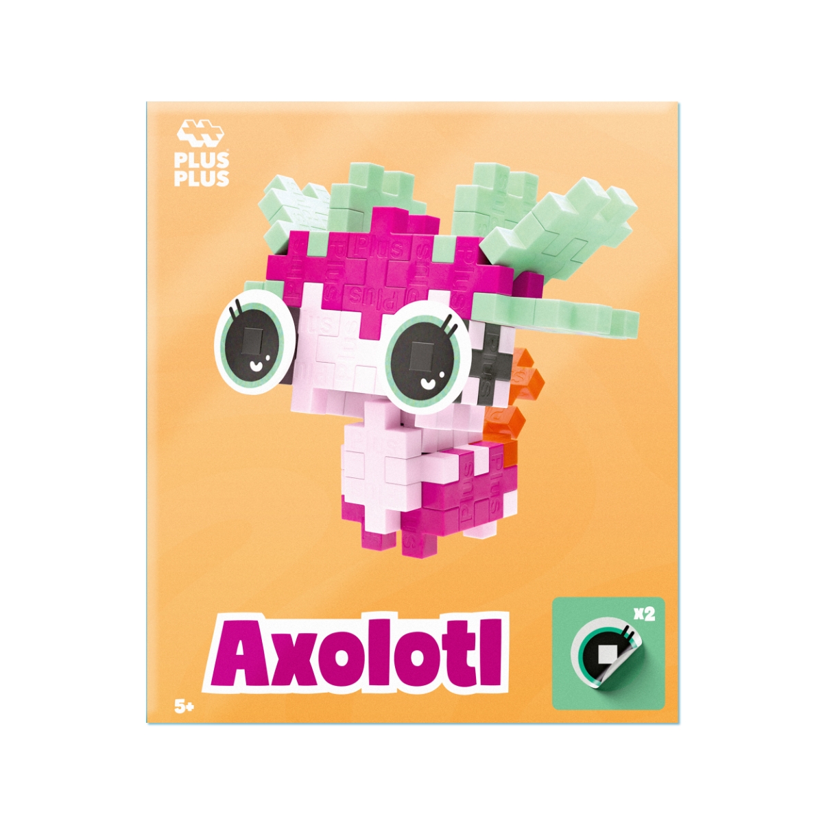 Plus Plus konstruktorius GYVŪNĖLIS - meilusis aksolotlis - Image 4