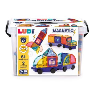 LUDI magnetinis konstruktorius su ratais