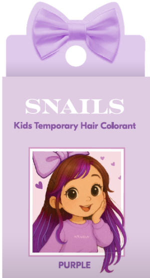 Snails plaukų kreidelė, violetinė