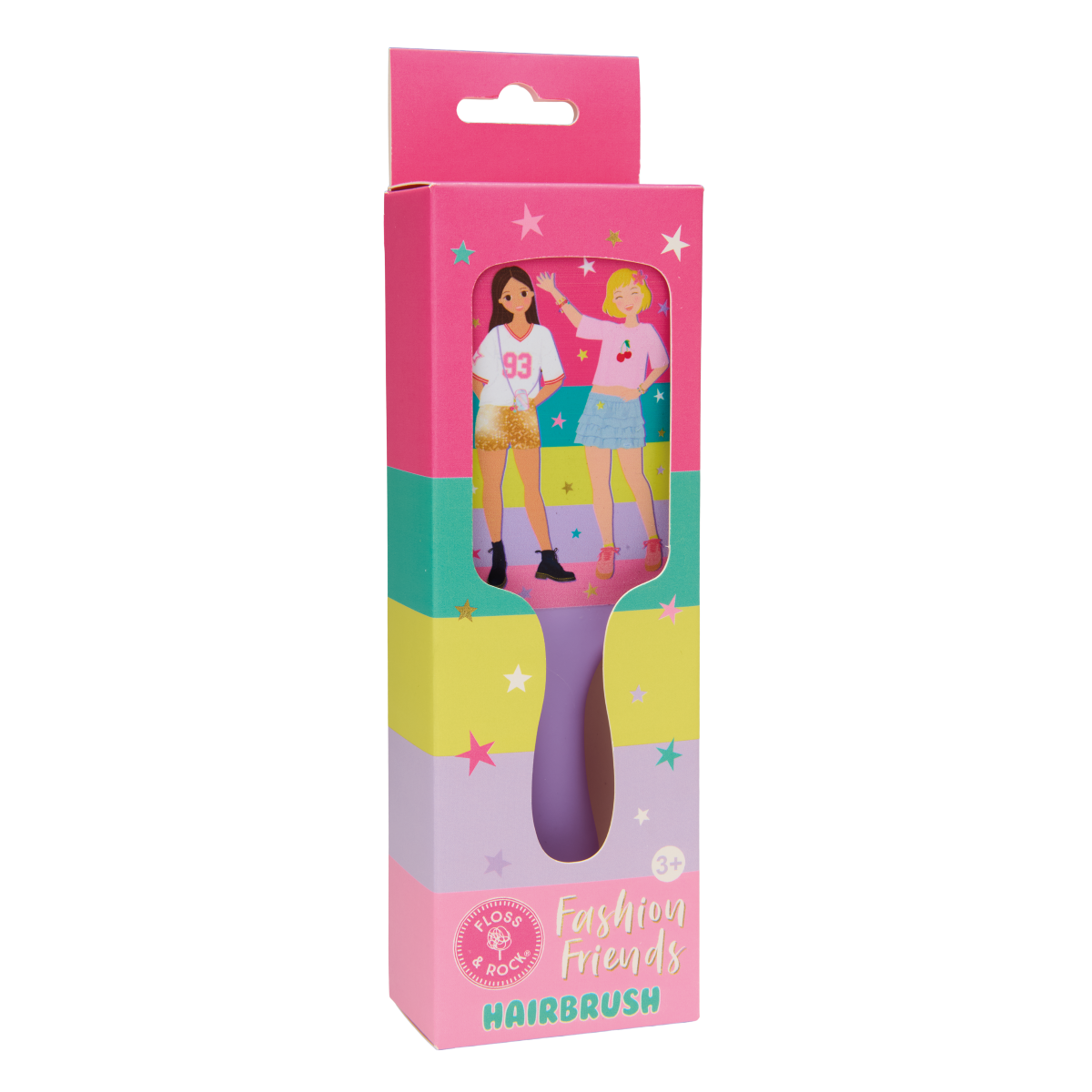 Plaukų šepetys, violetinis - Image 2