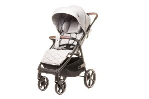 4BABY STINGER PRO MELANGE LIGHT GREY vežimėlis