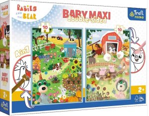 TREFL galvosūkis Baby MAXI 2x10 Susipažinkite su Babaski