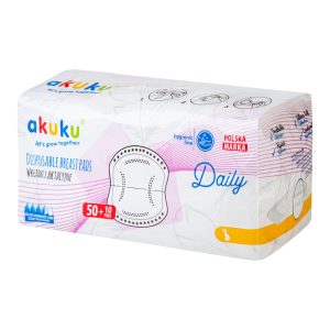 AKUKU DAILY žindymo įklotai 60 vnt