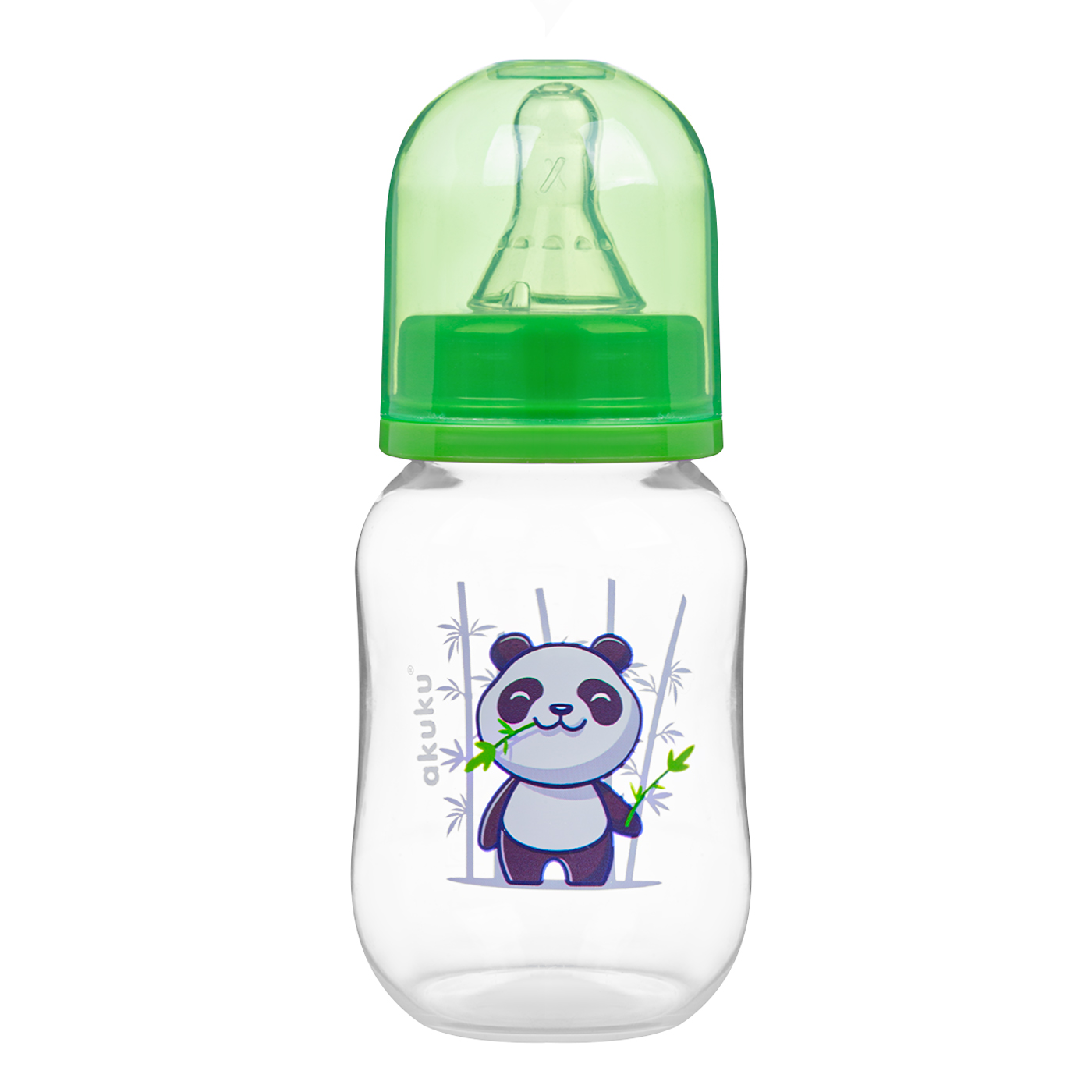 AKUKU Butelis 125ml. Žalioji panda