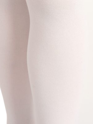 NOVITI Mikro pėdkelnės 40 den baltos 116/122