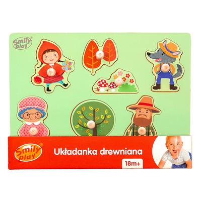 SMILY PLAY Raudonkepuraitė dėlionė