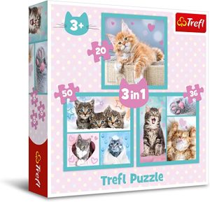 TREFL 3in1 galvosūkis Mieli gyvūnai