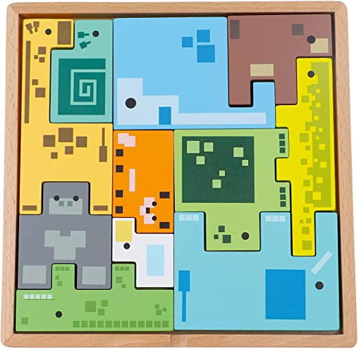TREFL Pixel Gang medinė dėlionė