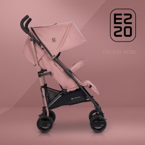 EURO-CART EZZO rožių vaikiškas vežimėlis