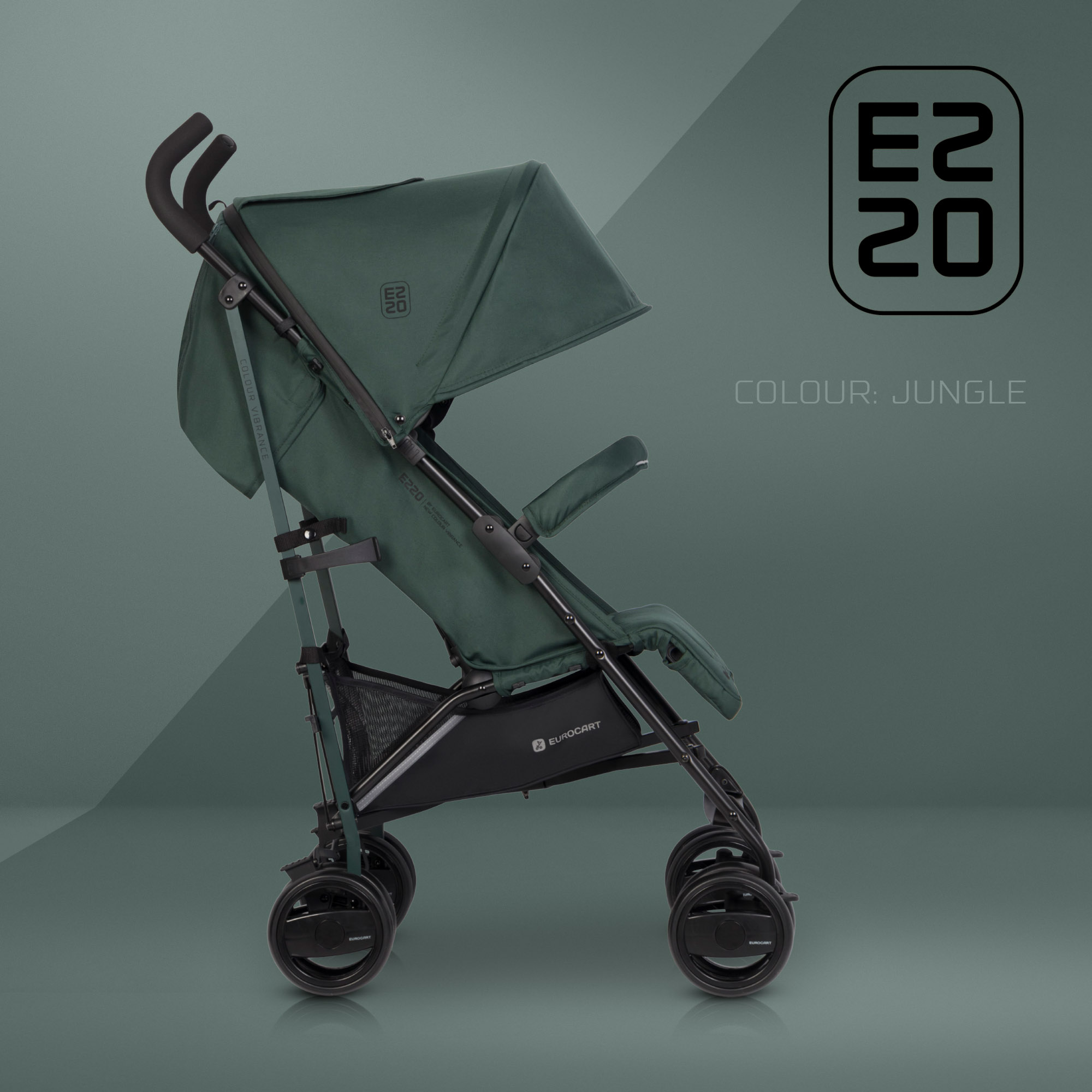EURO-CART EZZO jungle kūdikio vežimėlis