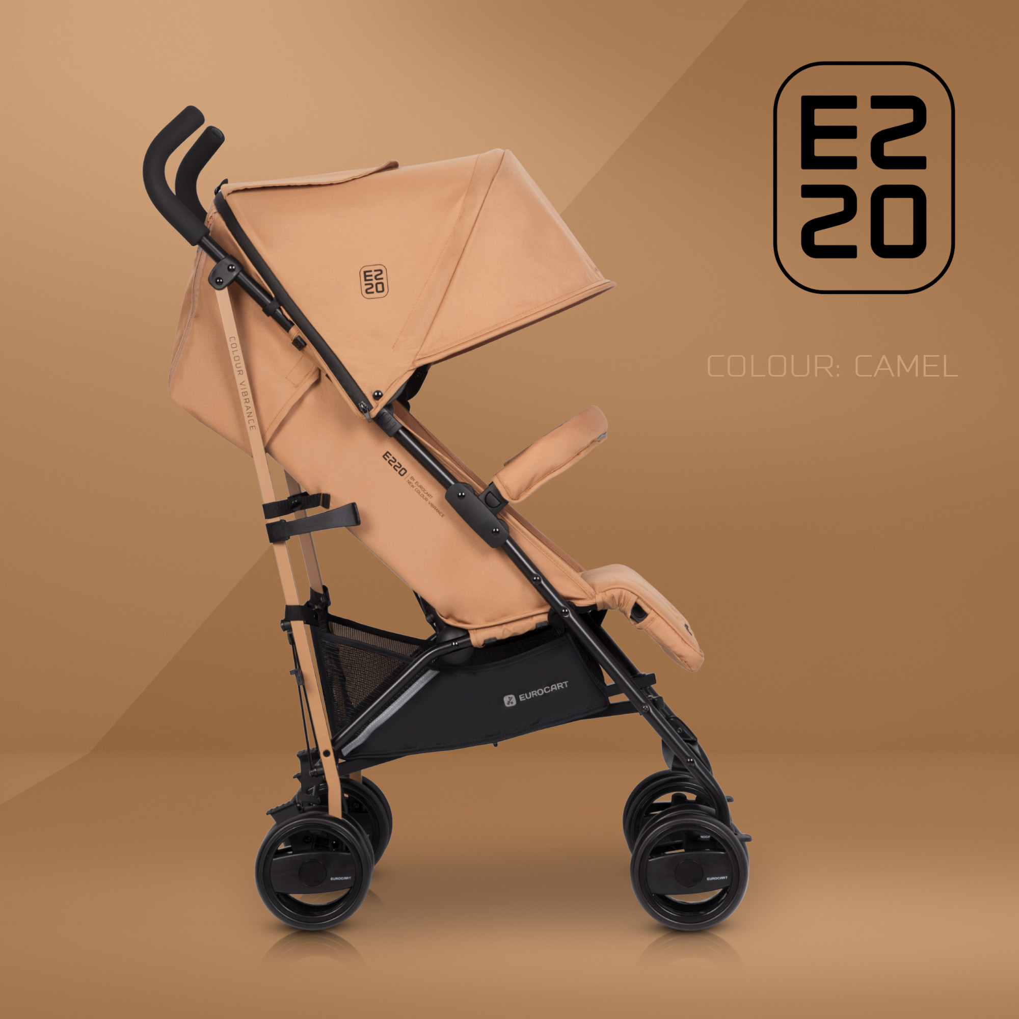 EURO-CART EZZO kupranugaris kūdikio vežimėlis