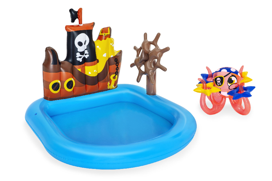 BESTWAY pripučiamas baseino piratų laivas 140cmx130cmx104cm