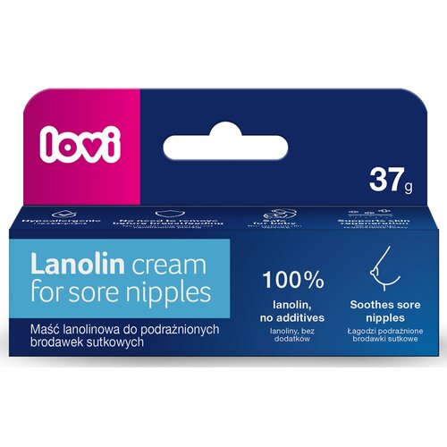 LOVI Lanolino tepalas speneliams 37g.