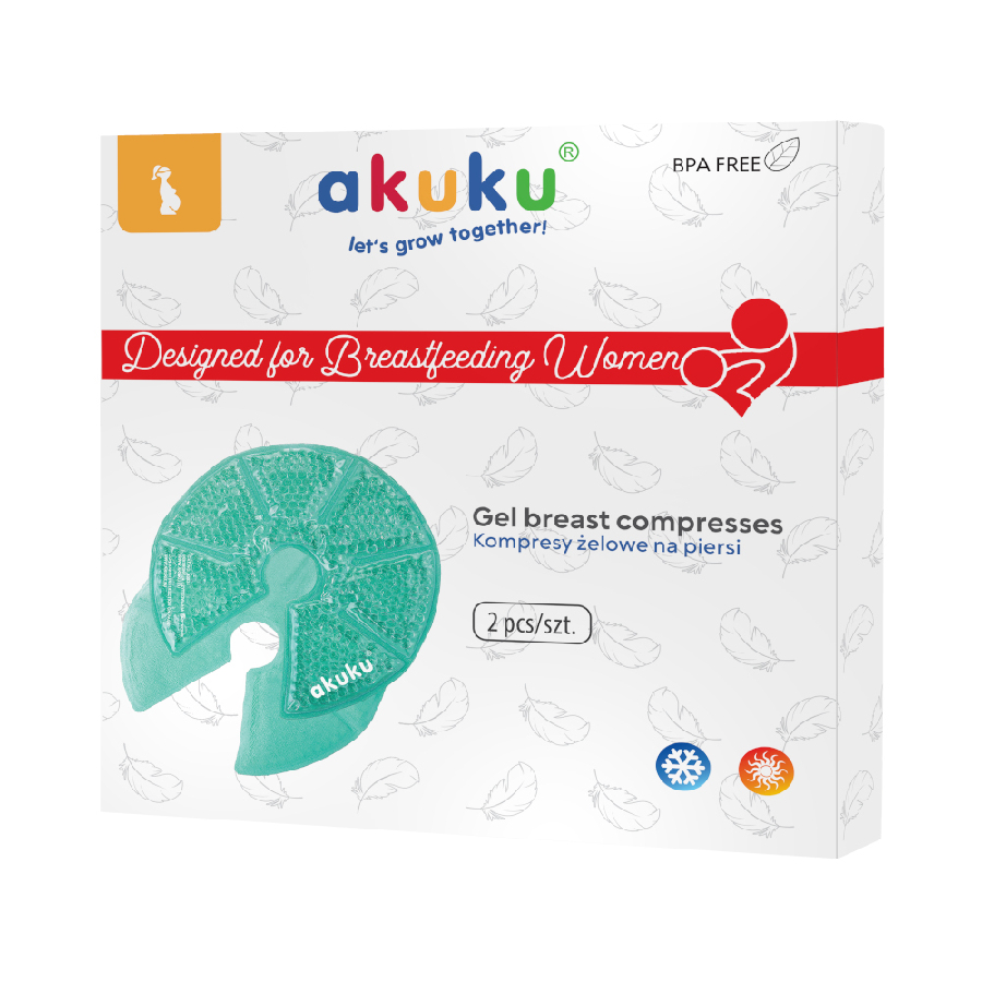 AKUKU Geliniai kompresai ant krūtinės 2 vnt - Image 2