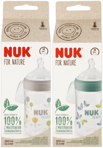 NUK Buteliukas 260 ml For Nature